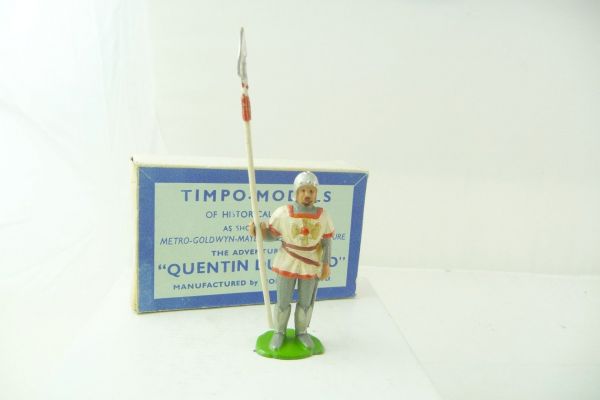 Timpo Toys Duke's Guard, with original plastic lance, H.F. 503 - orig. packaging