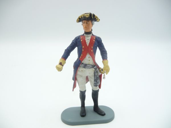 Preiser 7 cm Prussia 1756, Inf. Reg. No. 7, officer standing, No. 54123