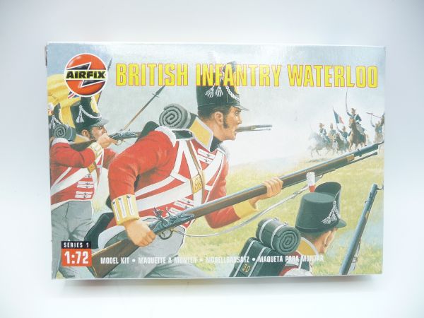 Airfix 1:72 Waterloo; British Infantry Waterloo, No. 1745 - orig. packaging, sealed