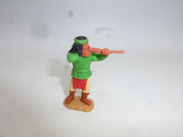 Timpo Toys Apache neongrün, Gewehr schießend - seltenes Unterteil