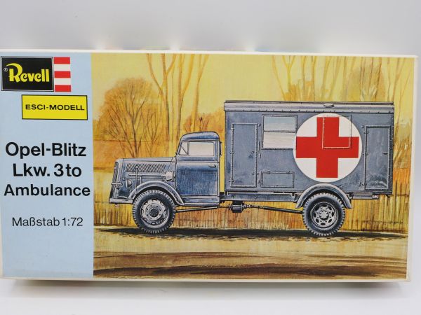 Revell 1:72 Opel Blitz LKW 3 to Ambulance, No. H 2308