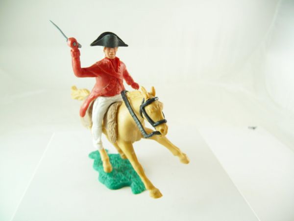 Timpo Toys Independence War - Englishman riding with sabre from above