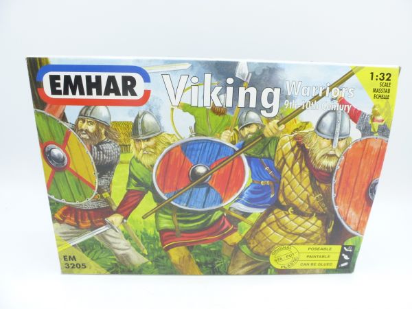 Emhar 1:32 Viking Warriors 9-10th Century, No. EM 3205 - orig. packaging