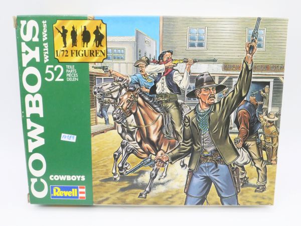 Revell 1:72 Cowboys, No. 2554 - orig. packaging, on cast
