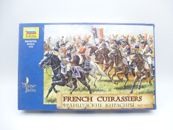 Zvezda 1:72 French Cuirassiers 1807-1815, No. 8037 - orig. packaging, on cast