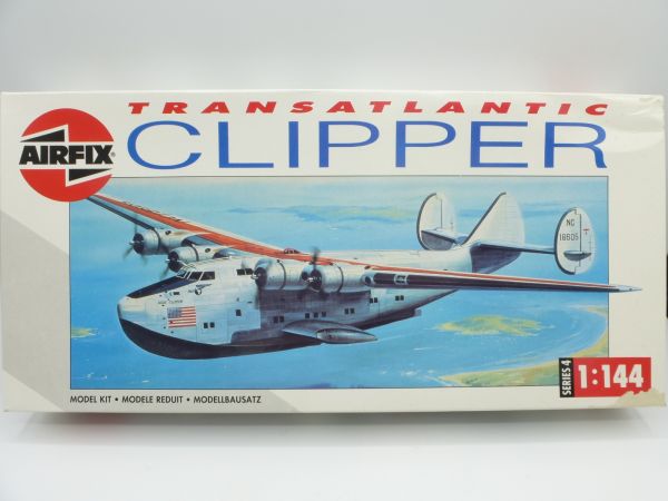 Airfix 1:144 Transatlantic Clipper, No. 04172 - orig. packaging, mostly on cast