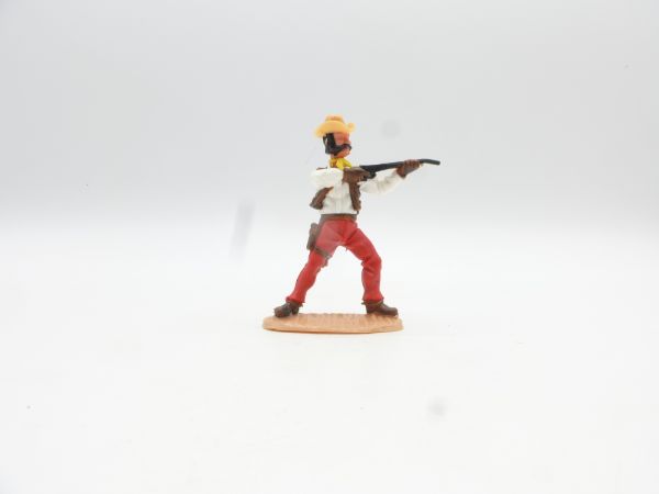 Timpo Toys Cowboy 4th version standing, shooting rifle