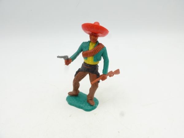 Timpo Toys Mexikaner stehend mit Gewehr + Pistole