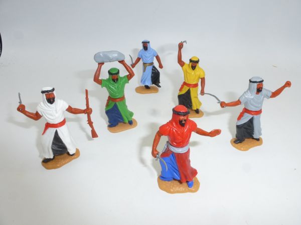 Timpo Toys Set of Arabs on foot (6 figures)