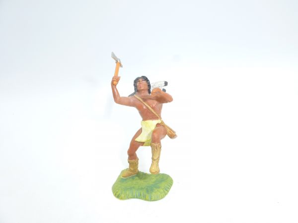 Umbau 7 cm Indianer auf einem Bein mit Tomahawk - toller Umbau