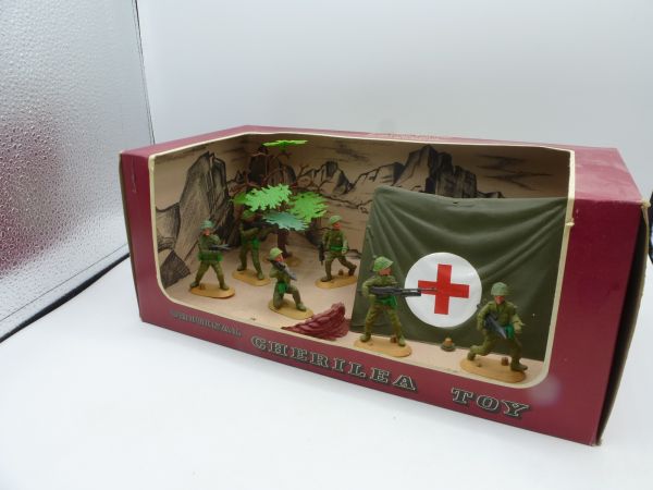 Cherilea Commandos WK 2 box with tent, soldiers + accessories