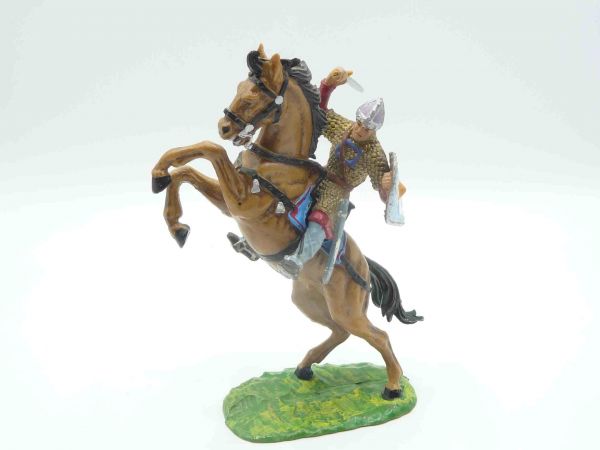 Preiser 7 cm Norman with sword on horseback, No. 8884