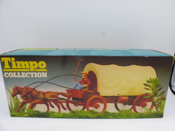 Timpo Toys Covered wagon with coachman 3rd version, ref. no. 271 - orig. packaging