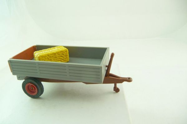 Timpo Toys Trailer for tractors + haybales - very good condition