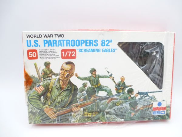 Esci 1:72 WW II U.S. Paratrooper 82a "Screaming Eagles", No. 209