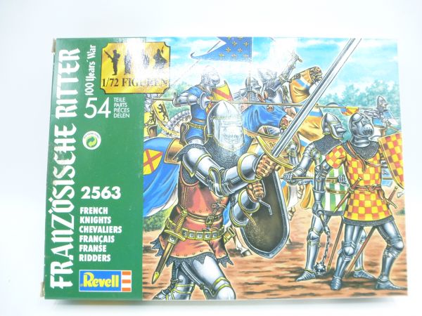 Revell 1:72 French Knights, No. 2563 - orig. packaging, on cast