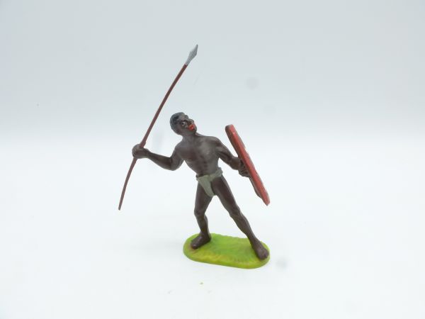 Preiser 7 cm African with spear + shield, No. 8202