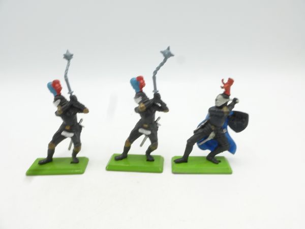 Britains Deetail Black knight (3 figures) - nice set