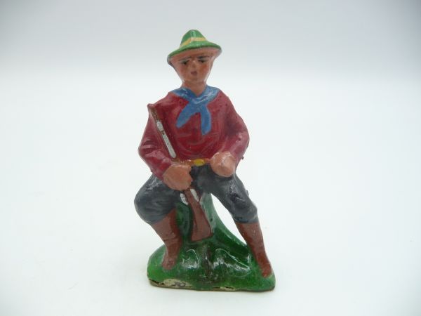 Lisanto Cowboy sitting with rifle - good condition, see photos