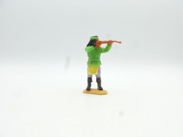 Timpo Toys Apache stehend (neongrün), Gewehr schießend