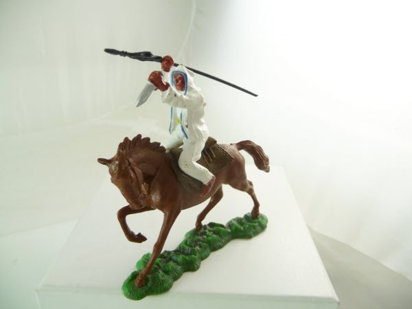 Reisler Arab on horseback with spear + knife