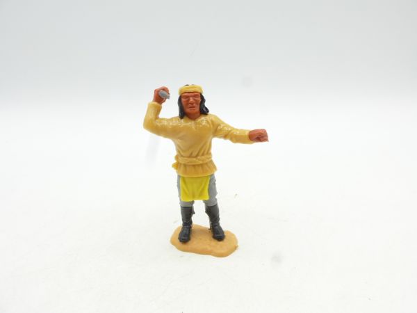 Timpo Toys Apache stehend mit Messer, beige
