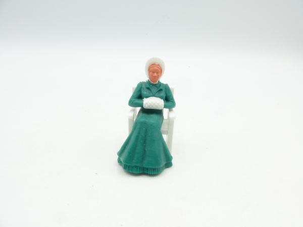 Timpo Toys Passenger, lady sitting on chair