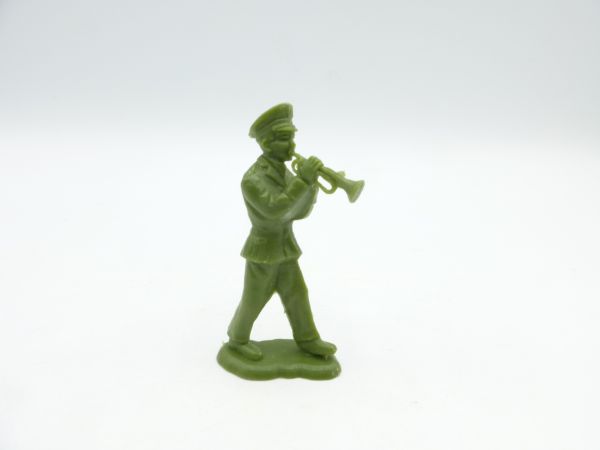 Heinerle Musician with trumpet, lime green