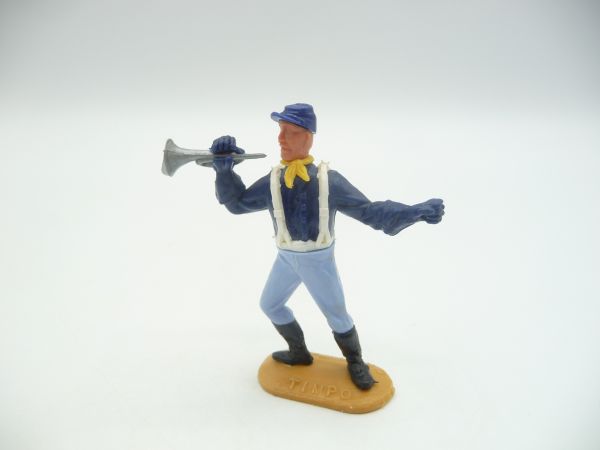 Timpo Toys Union Army soldier 2nd version standing with trumpet