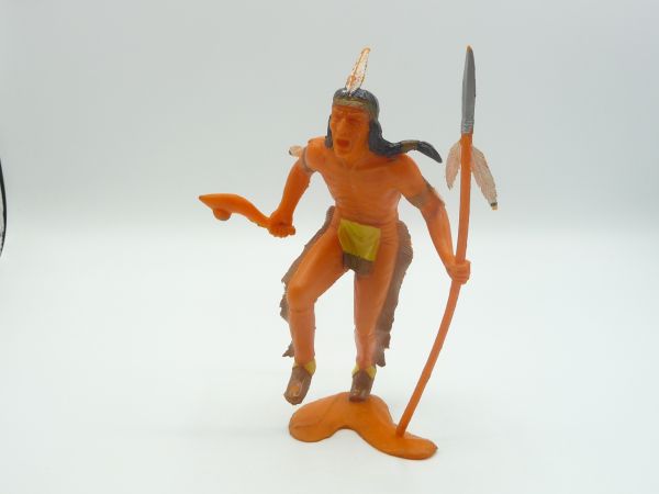 Marx (Rohling) Indianer tanzend mit Keule (14 cm Größe)