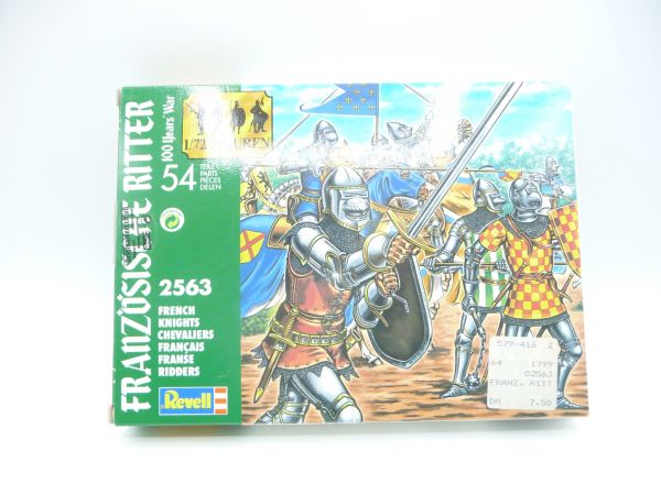 Revell 1:72 French Knights (100 Years War), No. 2563 - orig. packaging, figures on cast