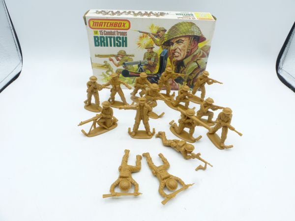 Matchbox 1:32 15 Combat Troops British, Nr. P60 - Figuren unbespielt