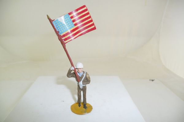 Merten 4 cm Soldat mit amerikanischer Fahne