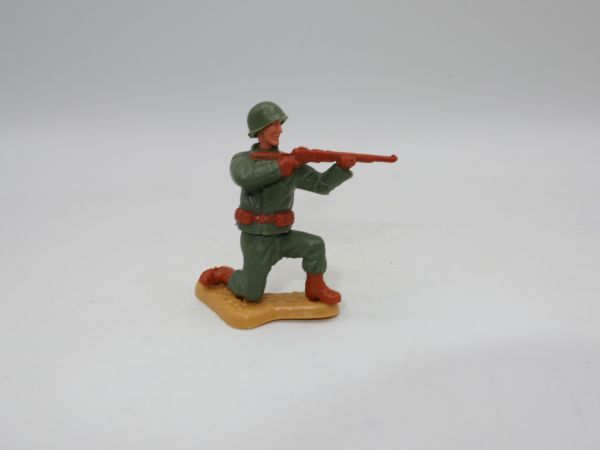 Timpo Toys Amerikanischer Soldat kniend schießend