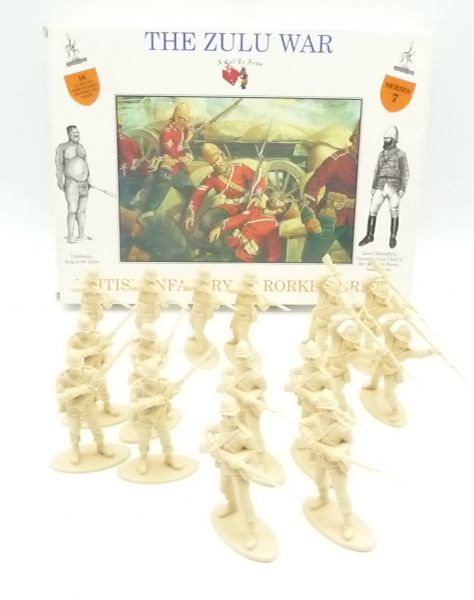 A Call to Arms 1:32 The Zulu War: British Infantry at Rockets Drift, Series 7 (16 figures)