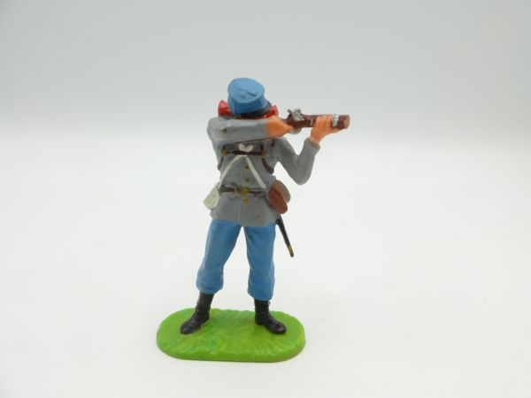 Elastolin 7 cm (damaged) Confederate Army soldier standing firing, No. 9188