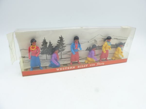 Plasty 6 Indian women - in blisterbox, figures brand new