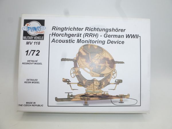 Planet Models 1:72 Acoustic Monitoring Device - orig. packaging, brand new