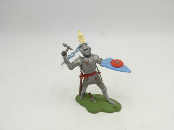 Britains Swoppets Knight standing lunging with battle axe