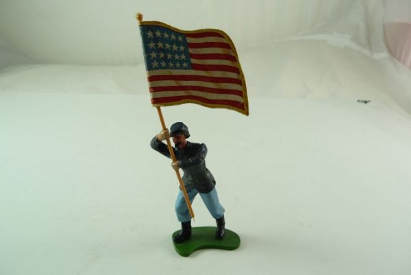 Britains Swoppets Union Army, soldier with flag