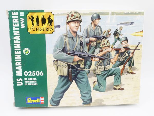 Revell 1:72 US Marines WW II, No. 2506 - orig. packaging, on cast