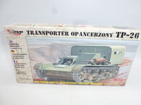 Mirage Hobby 1:72 Armoured Personnel Carrier TP-26, No. 72608 - orig. packaging