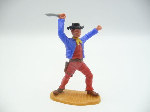 Timpo Toys Cowboy 4. Version mit Messer - seltenes Oberteil
