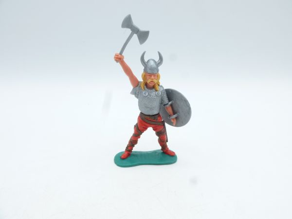 Timpo Toys Viking Chief standing, dark blond hair