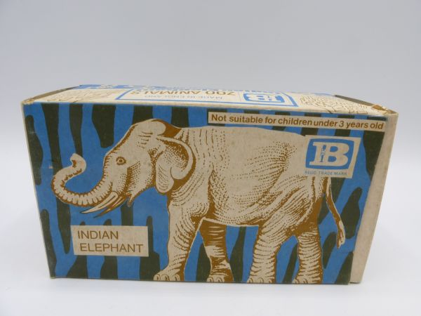 Britains Indian elephant, trunk up, No. 1311 - early version
