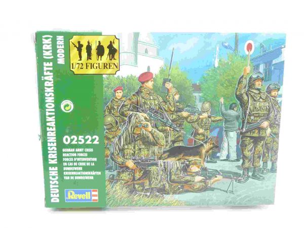 Revell 1:72 German Army Crisis Reaction Forces, No. 2522 - orig. packaging, parts on cast