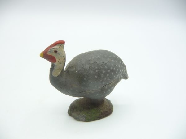 Lineol Guinea fowl running - great condition, nice painting