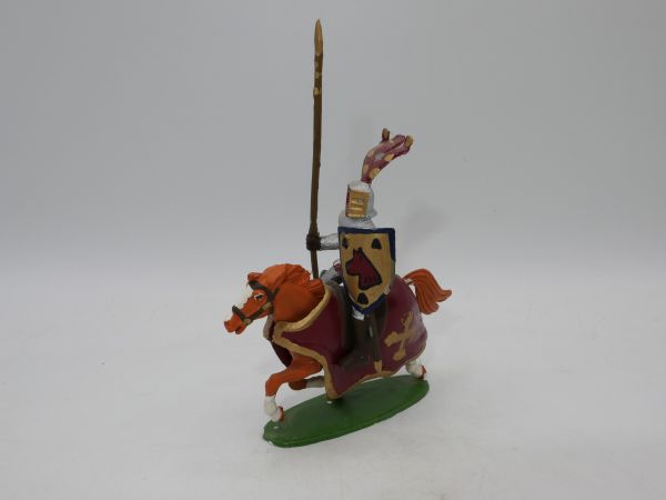 Tournament knight on horseback, suitable for 5.4 cm series - great painting