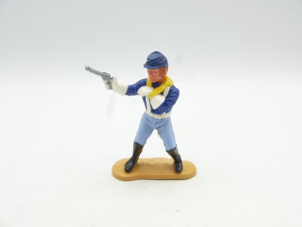 Timpo Toys Union Army Soldier 4th version shooting pistol, arm in sling