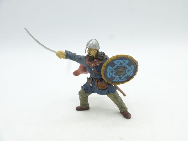 Norman with sabre, shield + cloak - modification